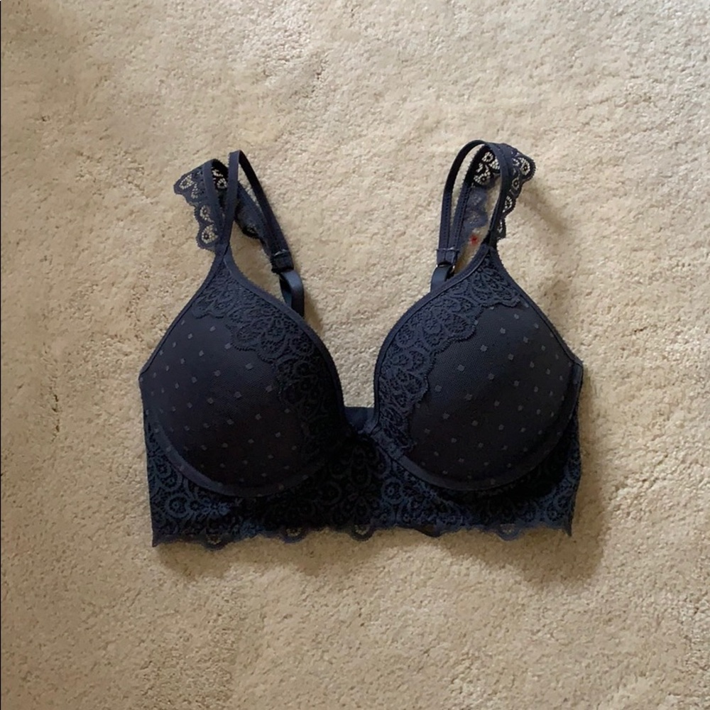 Blue Aerie Lace Bra